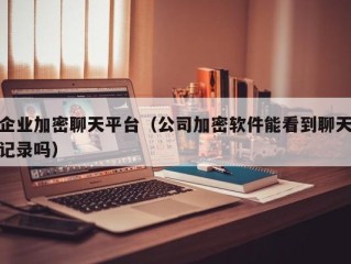 企业加密聊天平台（公司加密软件能看到聊天记录吗）