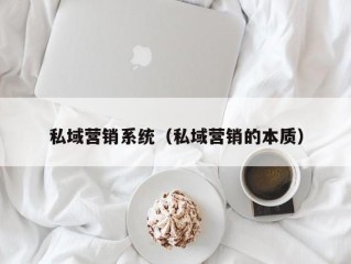 私域营销系统（私域营销的本质）