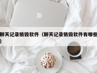 聊天记录销毁软件（聊天记录销毁软件有哪些）