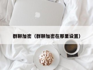 群聊加密（群聊加密在那里设置）