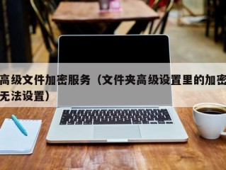 高级文件加密服务（文件夹高级设置里的加密无法设置）