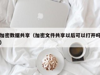 加密数据共享（加密文件共享以后可以打开吗）