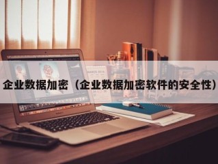 企业数据加密（企业数据加密软件的安全性）