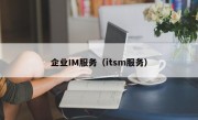企业IM服务（itsm服务）