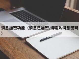 消息加密功能（消息已加密,请输入消息密码）