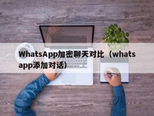 WhatsApp加密聊天对比（whatsapp添加对话）