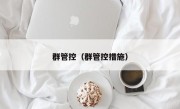 群管控（群管控措施）