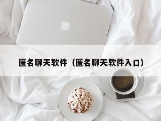 匿名聊天软件（匿名聊天软件入口）