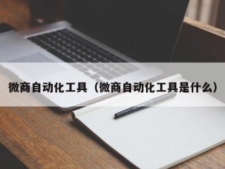 微商自动化工具（微商自动化工具是什么）
