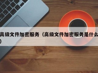 高级文件加密服务（高级文件加密服务是什么）