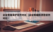 企业数据保护软件对比（企业数据防泄密软件对比）